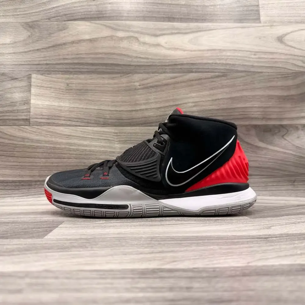Nike Kyrie 6 'Bred' Basketball Shoes, BQ4630-002, US 13